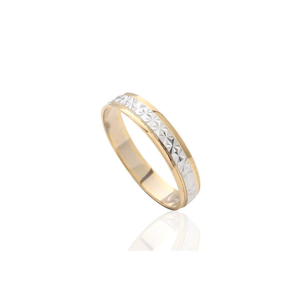 Alianza Oro Alianza De Oro Bicolor En ·151 - Joyería Ora Madrid