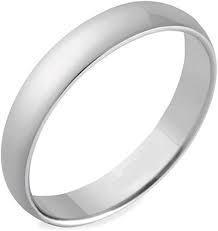 Alianza Plata Media Caña Lisa 3 Mm Talla 12 1 - Joyería Ora Madrid