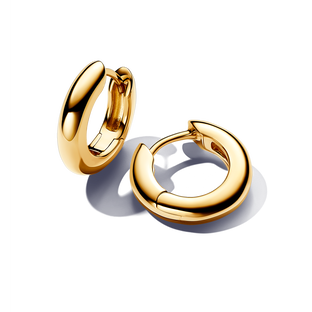 Aros Chapados Lisos 4 Mm X 15 Mm 1 - Joyería Ora Madrid