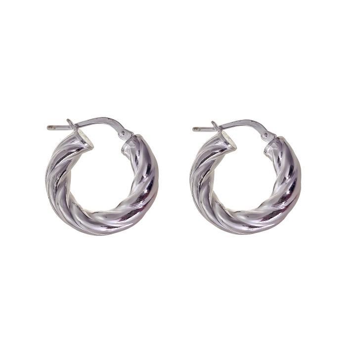 Aros Plata Reiliados 5Mm X 20 Mm - Joyería Ora Madrid