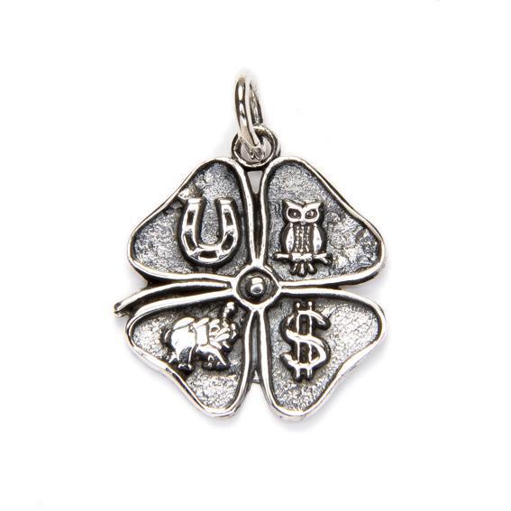 Collar Plata Trebol De Cuatro Hojas - Joyería Ora Madrid