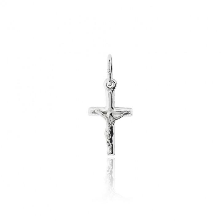 Cruz Plata Con Cristo 3 Cm - Joyería Ora Madrid