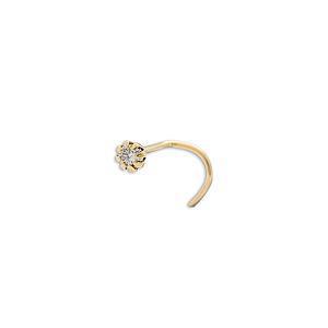 Piercing Oro 9Kltes Circonita 2 Mm 1 ·165 - Joyería Ora Madrid